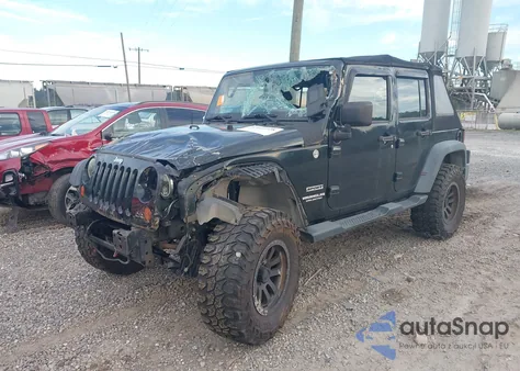 2012 Jeep Wrangler Unlimited Sport z USA, uszkodzony, nr VIN 1C4BJWDG1CL243190